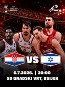 HRVATSKA - IZRAEL // Kvalifikacije za FIBA Svjetsko prvenstvo 2027