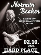 NORMAN BEAKER (G.B.) Blues hall of Fame artist @ Hard Place