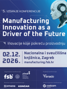 Manufacturing Innovation as a Driver of the Future 2026.
