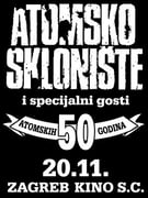 ATOMSKO SKLONIŠTE i gosti 50 Atomskih godina @Kino SC