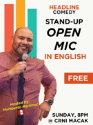 FREE English Stand-Up Open Mic