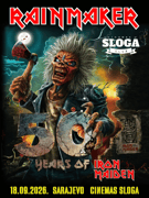 RAINMAKER tribute to IRON MAIDEN // 18.SEP // SLOGA