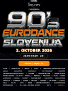 90s EURODANCE, 2. Oktober 2026 @ POPPY by Cvetličarna