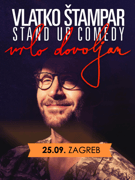 VRLO DOVOLJAN - Vlatko Štampar - stand up comedy - by Lajnap