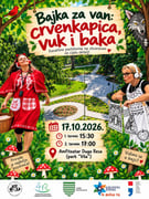 BAJKA ZA VAN: CRVENKAPICA, VUK I BAKA u Dugoj Resi!
