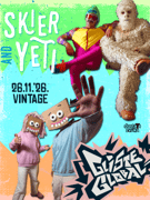 Skier and Yeti + Gliste