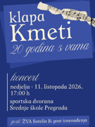 Klapa Kmeti & ŽVA Sotelia - rođendanski koncert