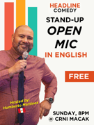 FREE English Stand-Up Open Mic