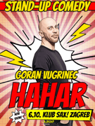 HAHAR - Goran Vugrinec stand-up comedy show by LAJNAP