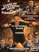 Zagreb: IMITATORSKI STAND UP SHOW BY DANKO AŽIĆ