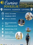Camino povezuje: Štrigova - Raskrižje - Ljutomer - 10.10.2026.