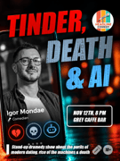 Igor Mondae: Tinder, Death & AI / Solo stand-up show
