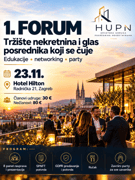 1. HUPN Forum - tržište nekretnina i glas struke koji se čuje