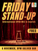 Friday Stand-Up: Open Mic in English