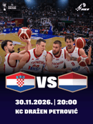HRVATSKA - NIZOZEMSKA // Kvalifikacije za FIBA Svjetsko prvenstvo 2027