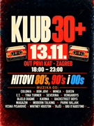 KLUB 30+ | Zabava za 30+ GENERACIJU - 13.11.