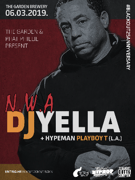 DJ YELLA (N.W.A) U THE GARDEN BREWERY
