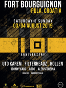 Uto Karem, FilterHeadz & Hollen @ Fort Bourguignon 03-04.08.2019.