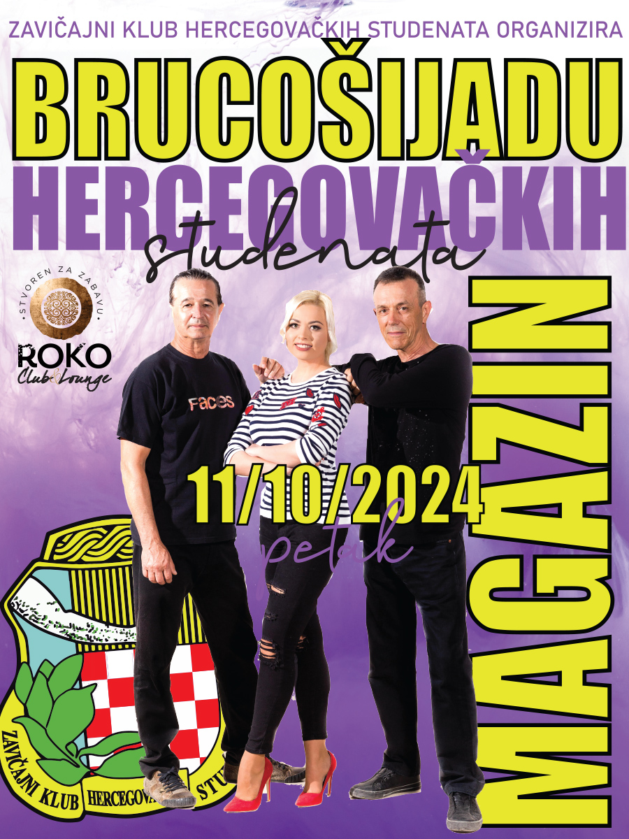 Ulaznice za Magazin @ Club Roko (Hercegovačka Noć), Club Roko, Zagreb ...