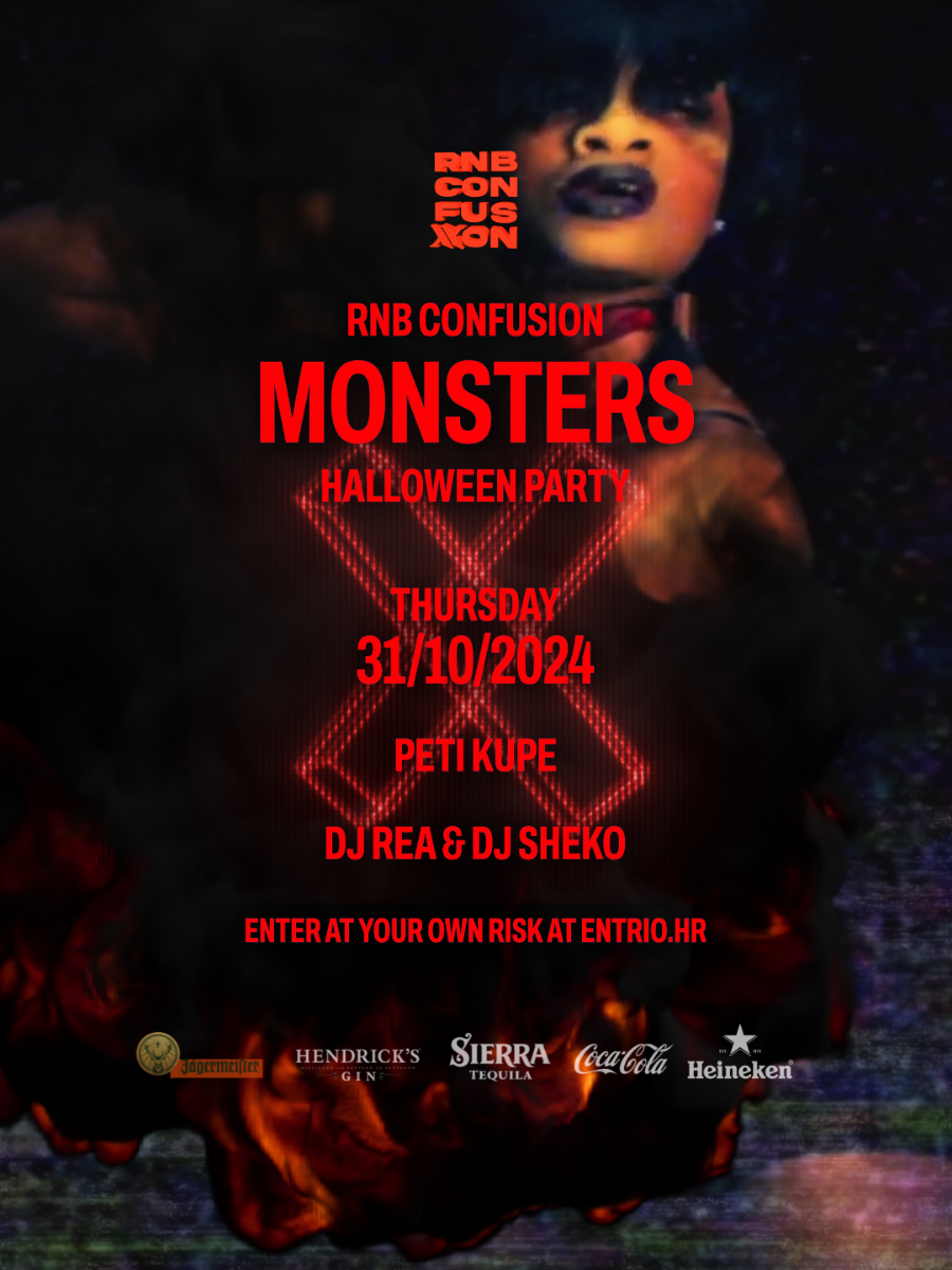 Ulaznice za RNB Confusion MONSTERS Halloween, Peti kupe, Zagreb ...