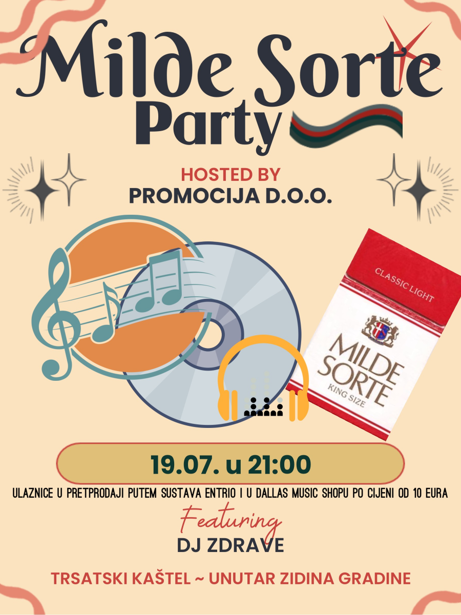 Ulaznice za MILDE SORTE PARTY - LJETO NA GRADINI, TRSAT, RIJEKA ...