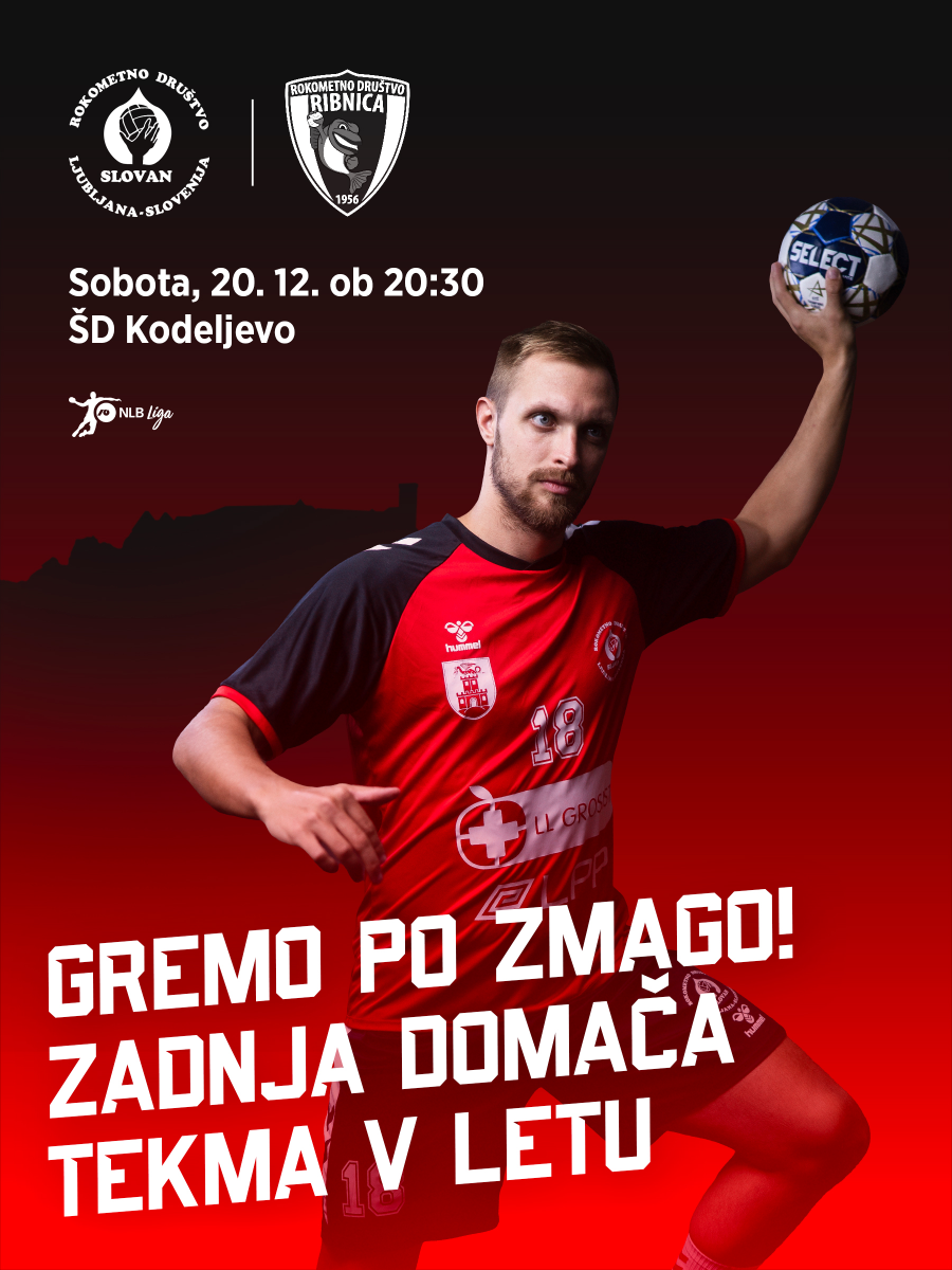 Vstopnice za 17. krog lige NLB - RD LL GROSIST SLOVAN : RD RIKO RIBNICA ...