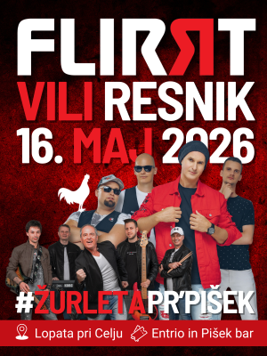 FLIRRT IN VILI RESNIK: ŽUR LETA PR'PIŠEK 2026