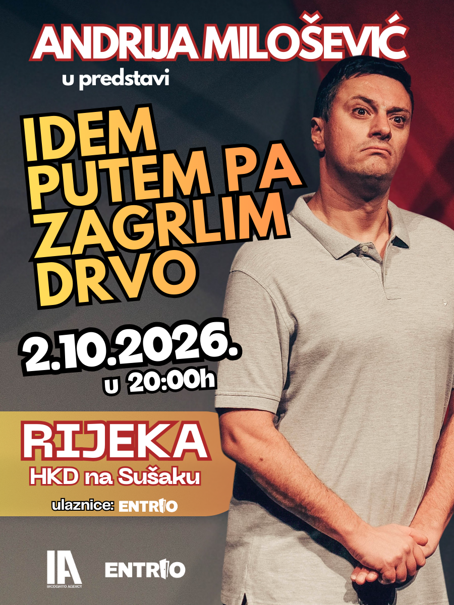 Andrija Milošević ponovno u Rijeci - "Idem putem pa zagrlim drvo"
