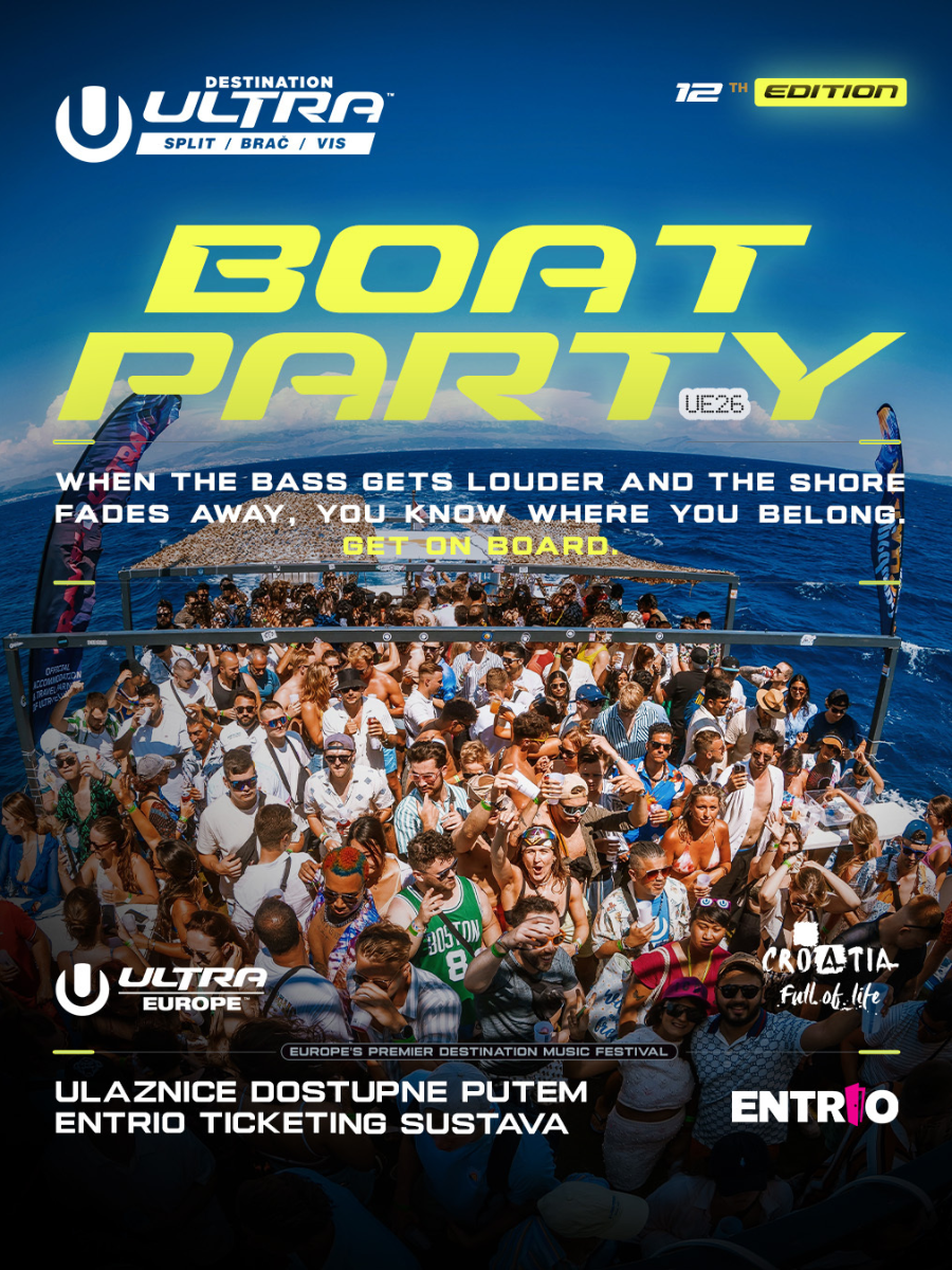 ULTRA EUROPE 2026. BOAT PARTY