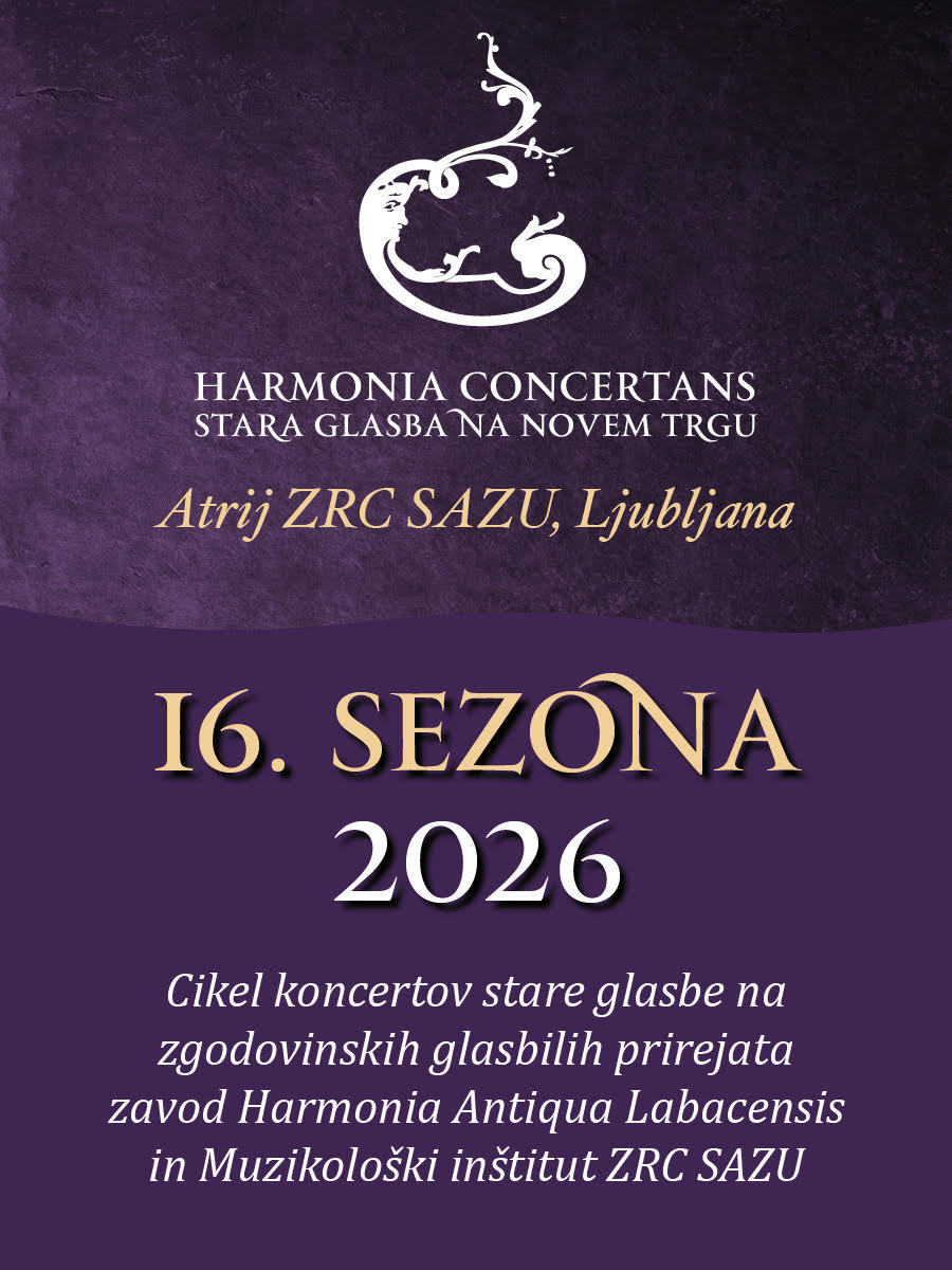 HARMONIA CONCERTANS — Stara glasba na Novem trgu; ITALIJANSKI NAVDIH