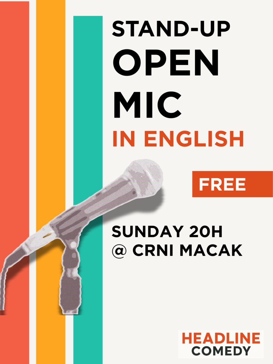 Ulaznice za FREE English Stand-Up Open Mic, Crni Mačak, Zagreb ...