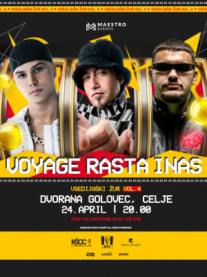 VSEDIJAŠKI ŽUR VOL.4 / VOYAGE x RASTA x INAS