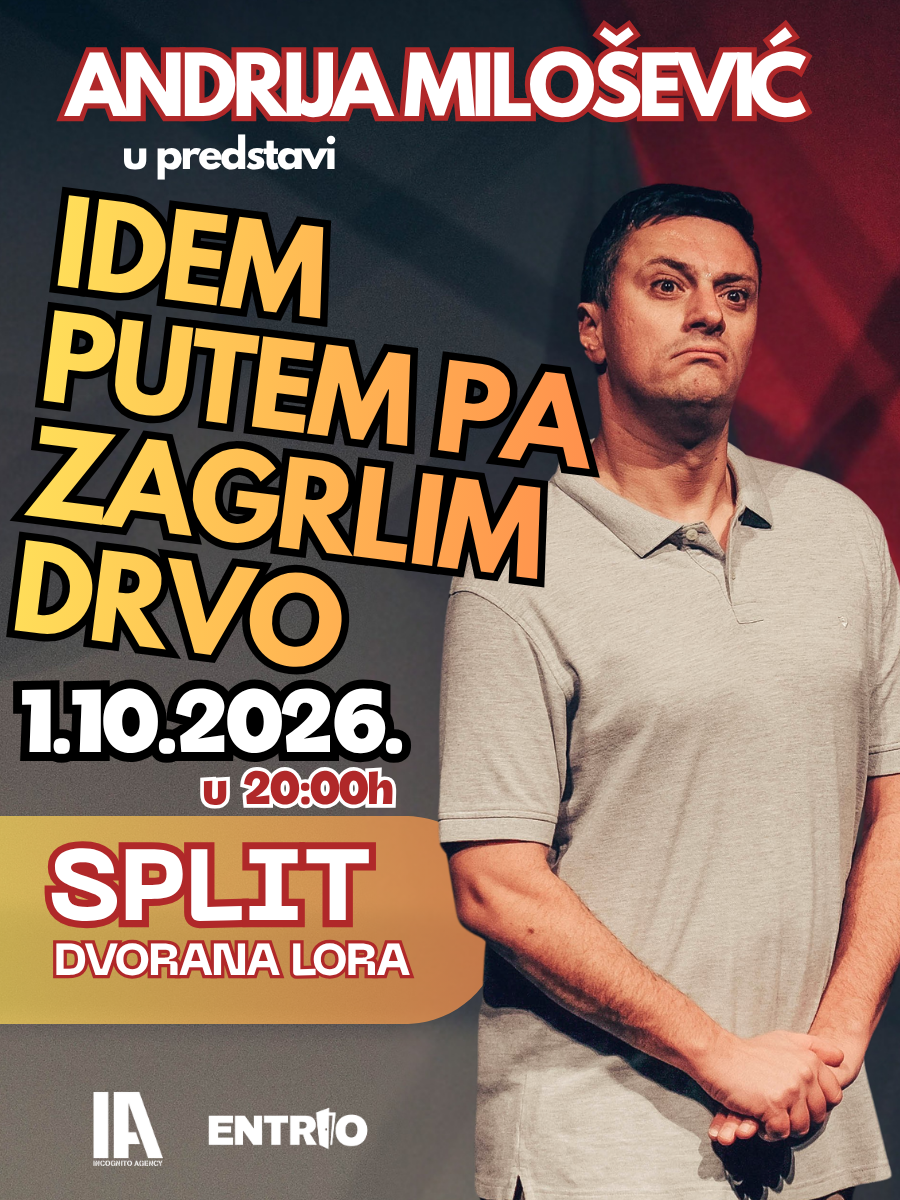 SPLIT: Andrija Milošević - "Idem putem pa zagrlim drvo"