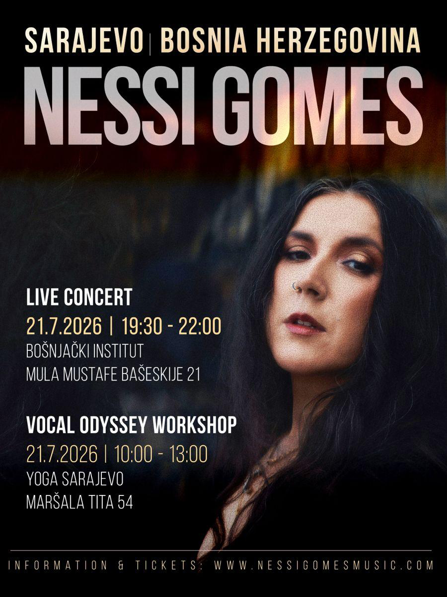 Nessi Gomes live in Sarajevo