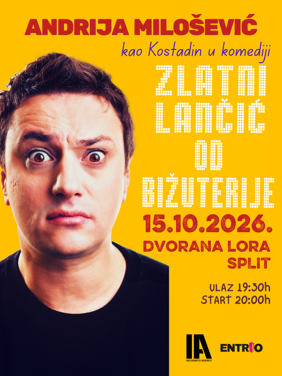 SPLIT - Andrija Milošević: Zlatni lančić od bižuterije