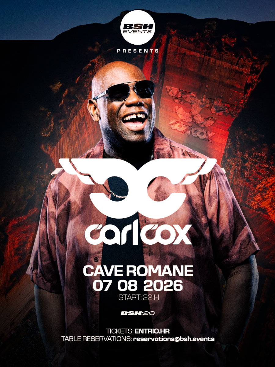 BSH presents Carl Cox at Cave Romane