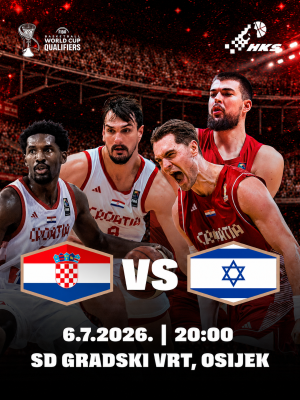 HRVATSKA - IZRAEL // Kvalifikacije za FIBA Svjetsko prvenstvo 2027