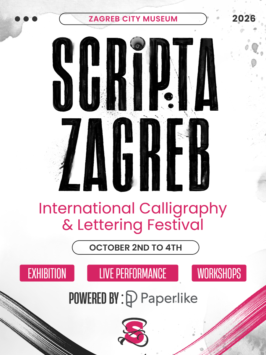 Scripta Zagreb Workshops – Calligraphy & Lettering Festival