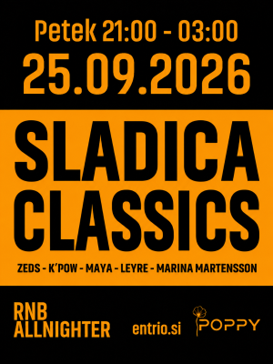 SLADICA CLASSICS, 25. September 2026 @ POPPY