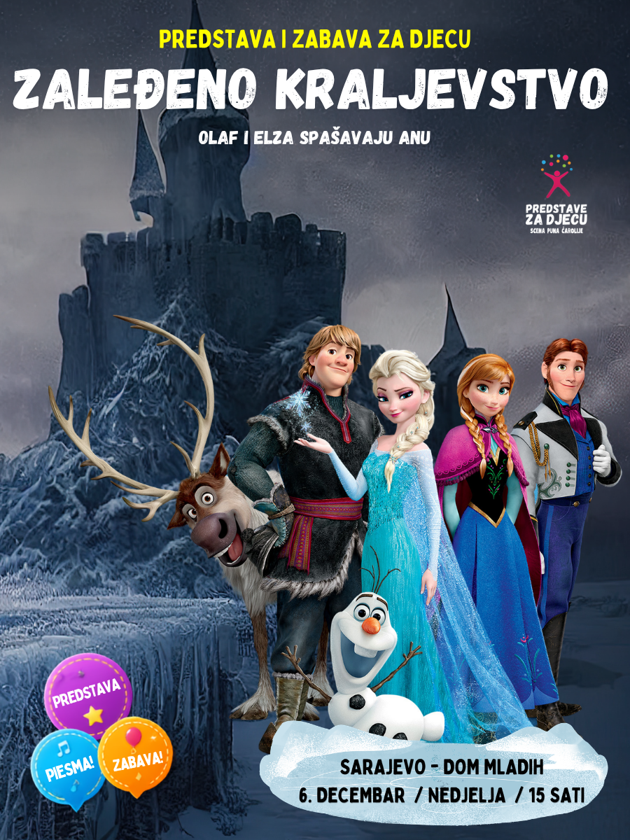 ZALEĐENO KRALJEVSTVO - OLAF I ELZA SPAŠAVAJU ANU
