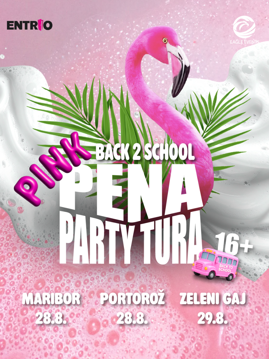 BACK2SCHOOL PINK PENA PARTY // ZELENI GAJ // DORNBERK // 29.8.2026