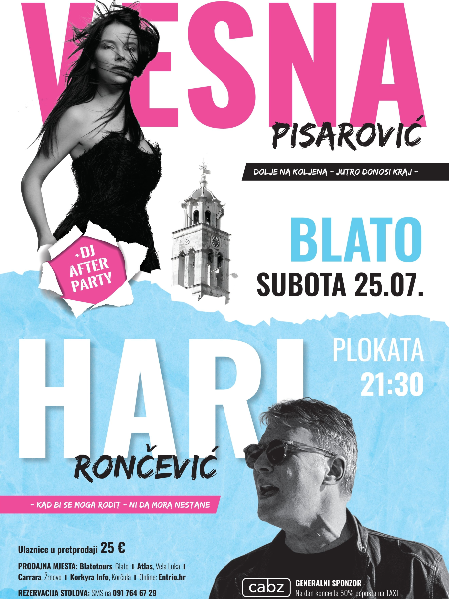 Koncert Vesna Pisarović i Hari Rončević