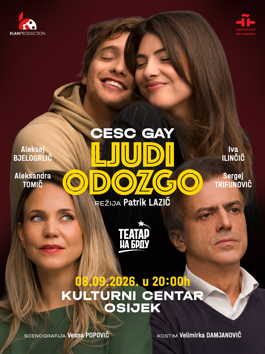Pozorišna predstava "Ljudi odozgo" u Osijeku