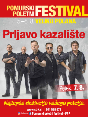 Pomurski poletni Festival - PETEK, 7.8.2026 PRLJAVO KAZALIŠTE