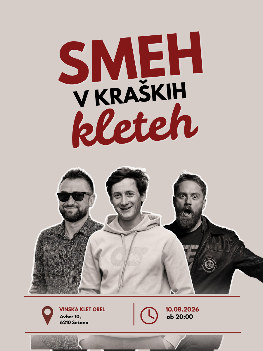 SMEH V KRAŠKIH KLETEH - Perica, Prevc, Gorinšek
