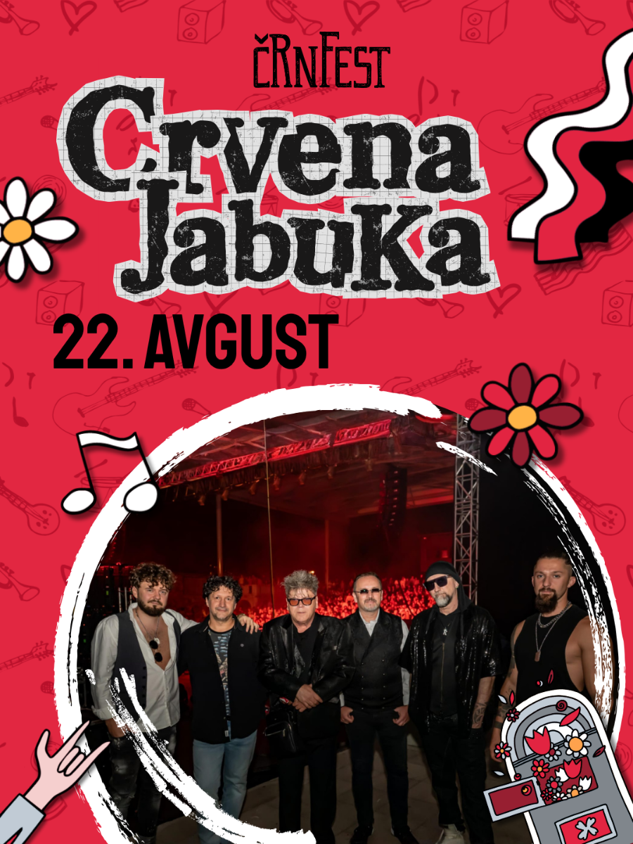 ČrnFest 2026 - Kreera, Crvena Jabuka, MRFY, Rock defect