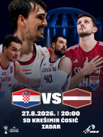 HRVATSKA - LATVIJA // Kvalifikacije za FIBA Svjetsko prvenstvo 2027