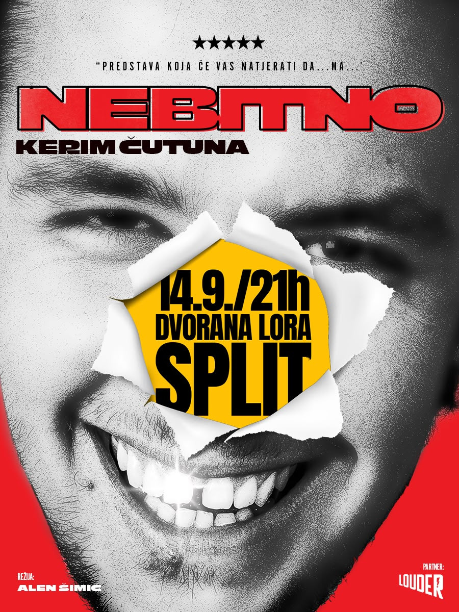 SPLIT - KERIM ČUTUNA "NEBITNO" @ DVORANA LORA SPLIT