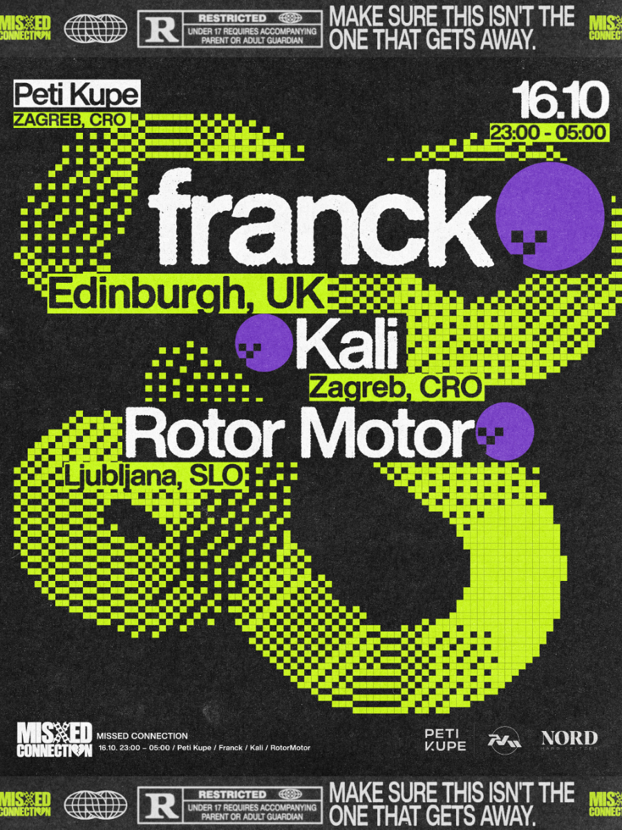 Missed Connection w/ franck, Kali, RotorMotor