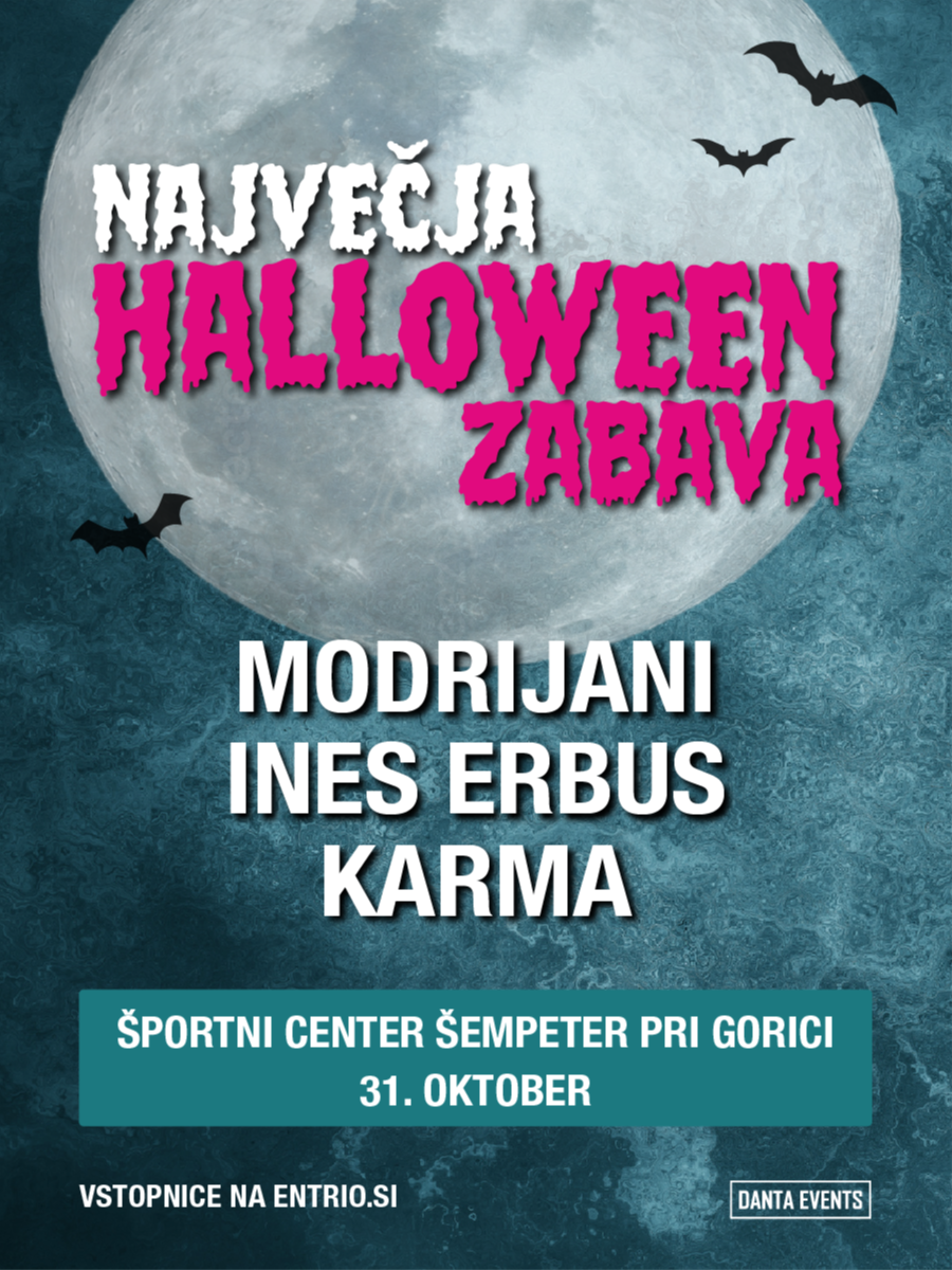 Največja Halloween zabava - Modrijani, Ines Erbus, Karma